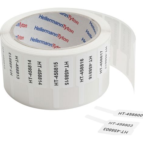 HellermannTyton 596-00160 Helatag-Marker TAG20-65T1FL Etiketten für Kennzeichnungsträgersystem Monta