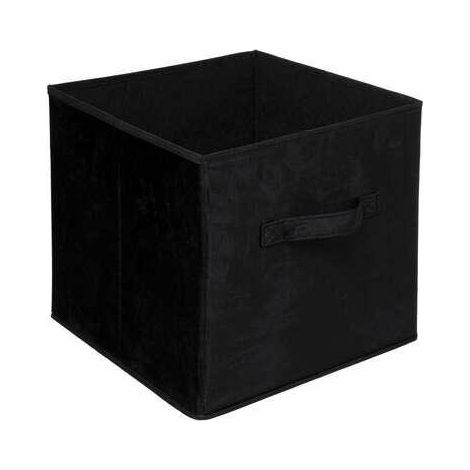 Mensola contenitore 31x31cm Velluto nero