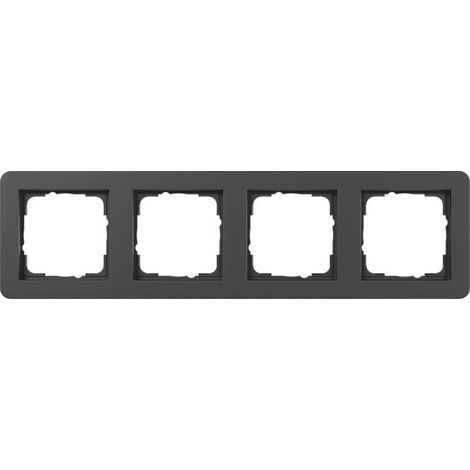Abdeckrahmen Gira 0214153 matt schwarz Schraubmontage 10x31 cm