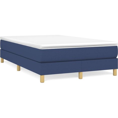 Maison Exclusive - Boxspringbett mit Matratze Blau 120x200 cm Sto