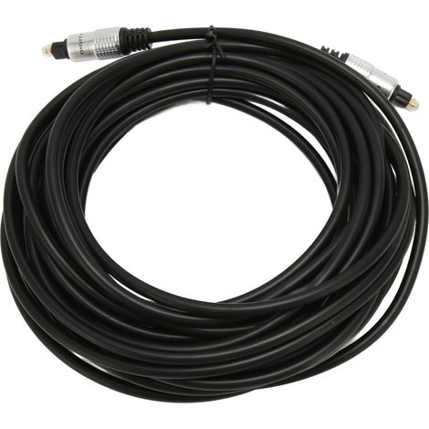10 m langes, vergoldetes optisches Audiokabel, vergoldeter Stecker, klarer digitaler Klang, Gehäuse aus Aluminiumlegierung, 10 Meter