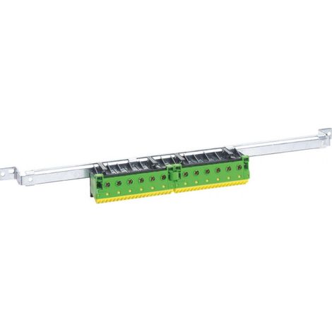 Traverse support bornier Sanvis terre univers 2T l 500mm HAGER UT92S