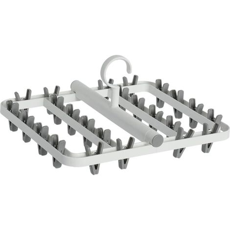 Wäscheständer mit 24 Clips Wäscheständer mit Unterwäsche und