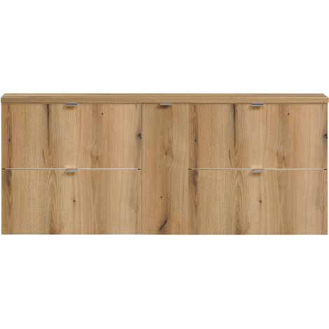 Doppelwaschtisch 140cm, Eiche, NEWPORT-56-OAK (1/5)