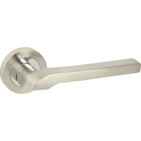 DOMINO Poignée de porte NEMO R M6 M9 Poignée Sans rosace Chrome/nickel brillant (1/5)