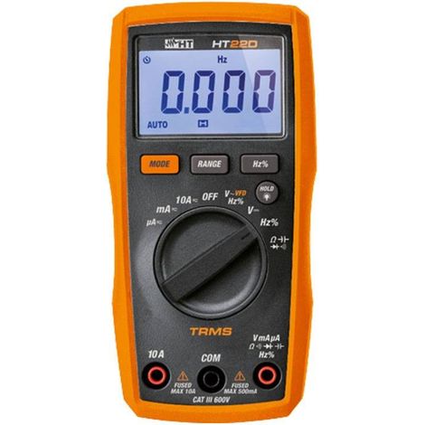 Multimètre numérique TRMS HT Italia avec fonction VFD HR000022D