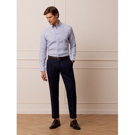 PANTALONI DA COMPLETO BLU NAVY - ABBINABILI A SCELTA 182/96 (1/4)
