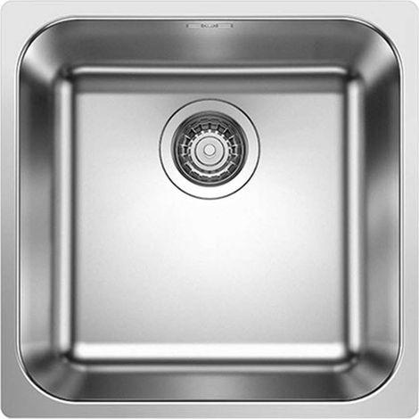Blanco Supra 400 - Spüle, 44x44 cm, gebürsteter Edelstahl 526350 (1/4)