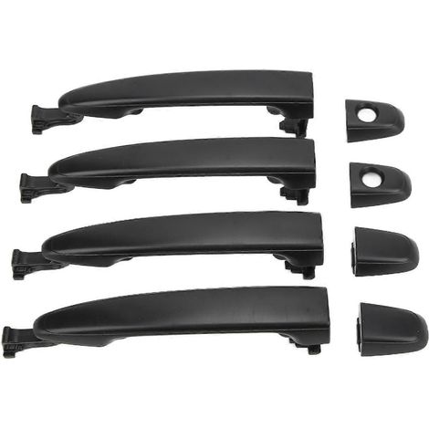 4 Poignées de Portière Auto 69217‑AE010 Noir Pièces de Rechange Compatibles Sienna 3.3L V6 2004‑2006 (1/5)