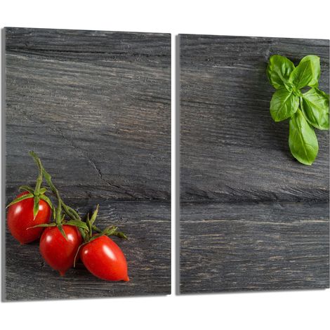 Protector de vidrio para estufa 2x30x52 Tomates (1/5)
