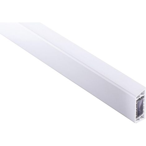 BGS Querriegel KS 60 x 25 mm Länge: 6 m, mit ALU-Kern weiß