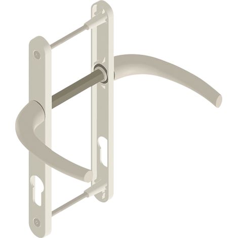 Garniture rio-e sur plaques de 24mm - Carré (mm) : 7 - Entraxe (mm) : 70 - Ep. Porte (mm) : 58-70 - - KINTECH (1/2)