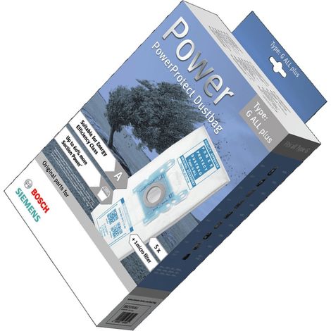 Boite de 4 sacs G-all (318052-58449) (00577549) Aspirateur BOSCH, SIEMENS