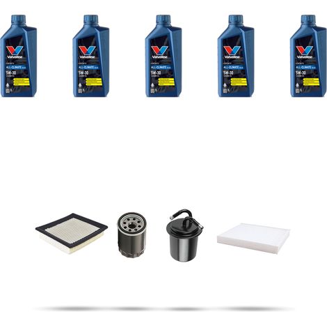 Kit tagliando 4 FILTRI e 5L OLIO compatibile con Subaru Impreza II 2.5 WRX 169kw dal 2005 (1/5)