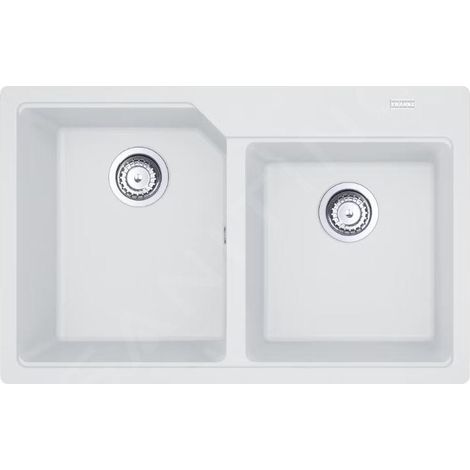 Franke Urban - Évier en fragranit UBG 611-78, 780x500 mm, blanc arctique 114.0700.116 (1/3)