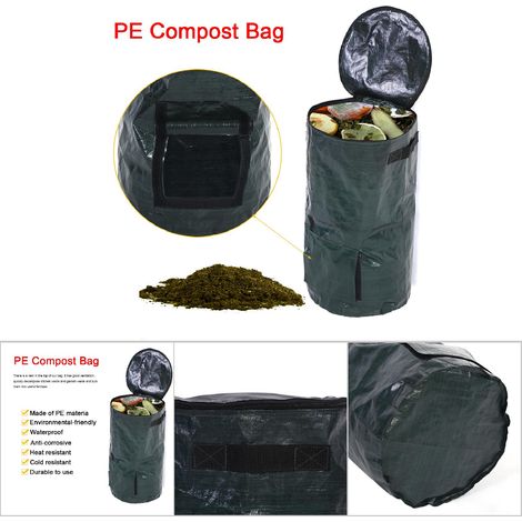 Sac de Compost Écologique pour Jardin et Cuisine en Tissu PE (45 x 80cm) (1/5)