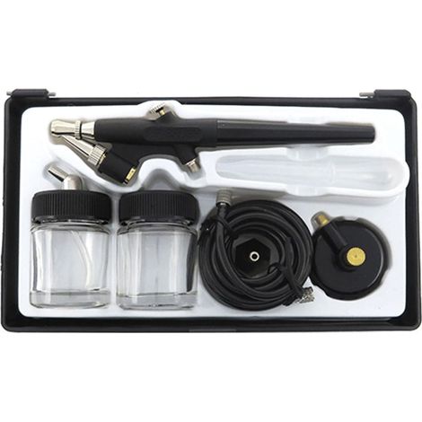 Ensemble de stylos aérographes à pulvérisation rapide et stable pour travaux artistiques - Kit de peinture simple action facile d'entretien (1/5)