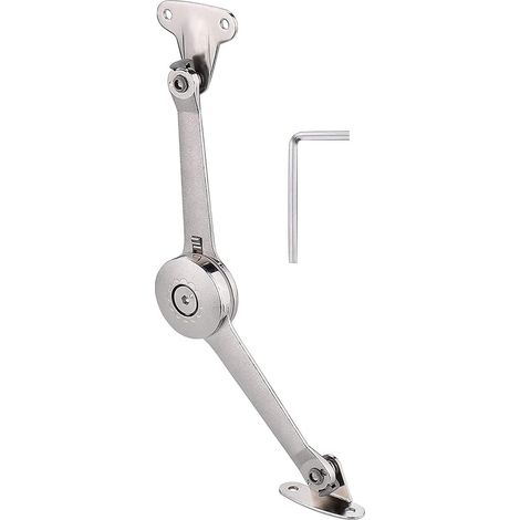 Ferrari Braccetto Ante Wasistas Nichelato Supporto Regolabile Fino a 9kg Made in Italy (1/5)