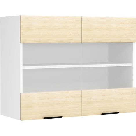Armoire de cuisine W. 80cm Armoire suspendue Fasola 60x80x31 - VCM (1/4)