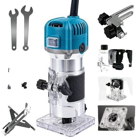 Máquina de corte eléctrica, control de 6 velocidades, alto rendimiento, 8 piezas (1/2)