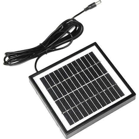 12V 2W Solarpanel für Gartenbeleuchtung, DIY-Ersatzteile, Solarbatteriemodul mit DC-Anschluss zum Laden der Batterie (1/5)