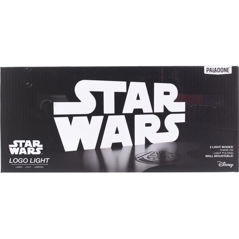 PALADONE PP8024SW STAR WARS LAMPE AVEC LOGO, NOIR & BLANC