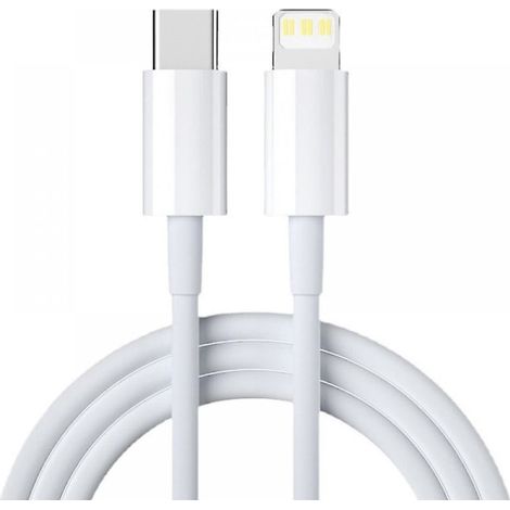 Câble de charge pour iPhone - Lot de 2 câbles de charge rapide, chargeur pour iPhone 14/13/12/11/Pro/Max, idéal pour la maison et le bureau (2 mètres) (1/5)