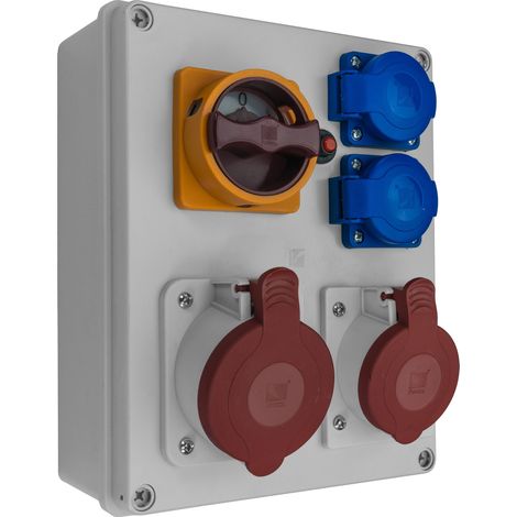 Pawbol R-BOX 240 Verteilerkasten 2x 230V 1x 16A/5P 1x 32A/5P 0/1 IP44 B.1094W