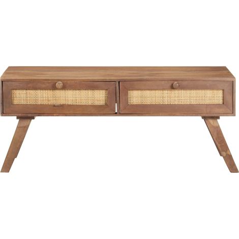 Maison Exclusive - Tavolino da Salotto 100x60x40cm in Legno Massello di Mango (1/5)