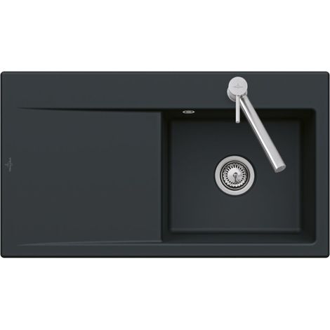 Villeroy & Boch 33470FR7 évier à fleur Subway Style 45