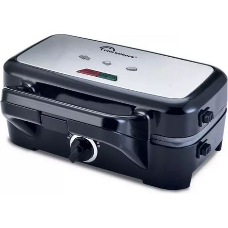 1200-watt-multifunktionswaffeleisen, schwarz - Little Balance - 8368 (1/3)
