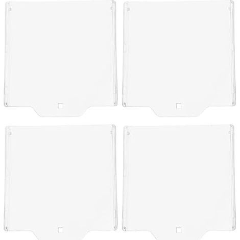 Set of Clear Fire Alarm Covers Protective Cover Manual ABS to Prevent Accidental Activation Commercial and Residential Use (1/5)