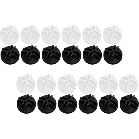 30 pièces Connecteurs Plastique pour Clôture Animaux Attaches Stables pour Enclos Lapin Chiot Cochon et Dinde Connecteurs DIY Meubles et Rangement Faciles à Installer