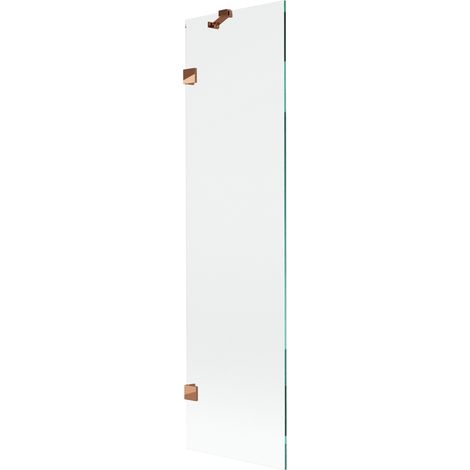Mexen Lunar paroi de baignoire à 1 volet 50 x 150 cm, transparent, or rose - 897-050-000-60-00 (1/5)