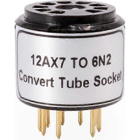 1 Stück Röhrenadapter ECC83 12AX7 auf 6N2 für Vintage-Verstärker-Audiokomponente (1/5)