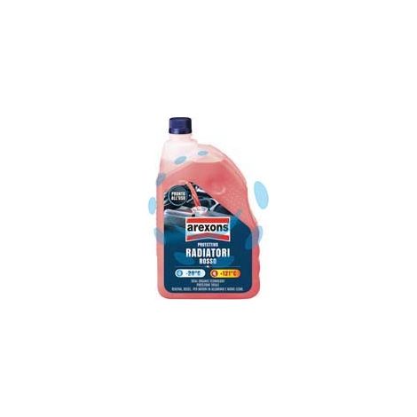 LIQUIDO PROTETTIVO ANTIGELO PER RADIATORI ROSSO - lt.2 (80132)