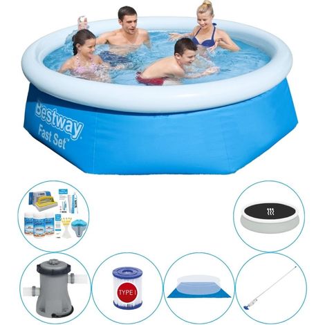 Bestway Bestway Fast Set Ronde - 244x61 cm - 7-pièces S21408 (1/5)