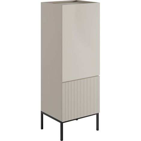 Étagère Lunole 102, Cachemire, Avec des portes, Fermé, Stratifié, MDF, Le nombre de portes: 0, Nombre de tiroirs: 0, 140x50x42cm