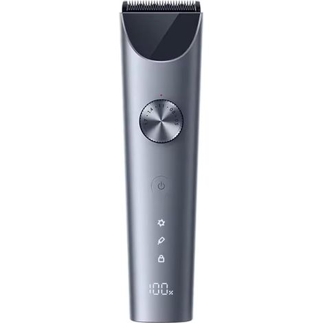Tondeuse à cheveux 2 lames en alliage de titane double revêtement noir tête tondeuse pour hommes pattes rasoir électrique sans fil coupe barbier coupe-cheveux - (1/5)