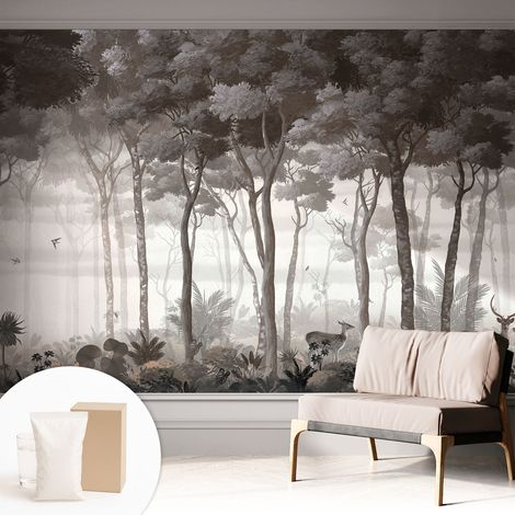 Carta Da Parati - Murale Alla Moda Decorazione - Camera Da Letto - Con Colla Gratuita magia della foresta 312x219 cm (1/5)