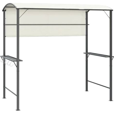 Gazette avec toit, 220 x 110 x 200 cm, beige (1/5)