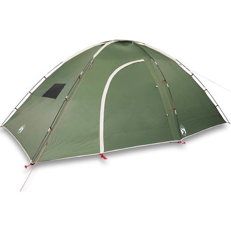vidaXL Tienda de campaña para 8 personas impermeable verde (1/2)