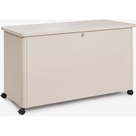 SKLUM Gartentruhe aus Stahl Forzan Beige Tapioca (1/5)