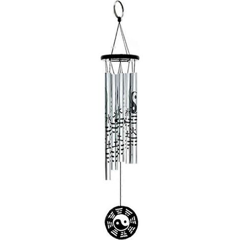 Pendentif carillon éolien Bagua extra petit, carillon éolien rétro en métal, carillon éolien rétro porte-bonheur, carillon éolien de jardin (1/5)