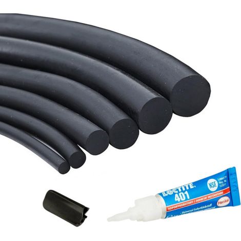 O-ring standard da 1 a 7 mm lunghezza 1 metro con adesivo, 6 pezzi (1/3)