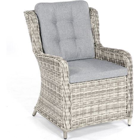 Sessel Lincoln Alu/Kunststoff vintage-taupe