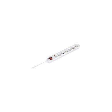 Bachmann SMART ciabatta bianca 6 prese 3m cavo