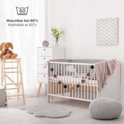 Drap-housse Jersey 55x90 cm Certifié Oeko-Tex 100% coton, linge de lit pour matelas, cache sommier, couleur ivoire, 1 pièce (1/5)