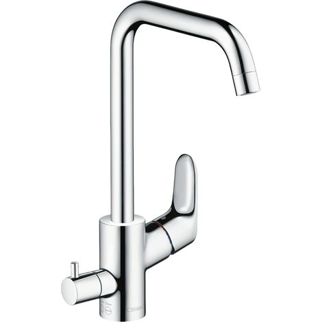 Mezclador monomando de cocina hansgrohe Focus M41 260, válvula de