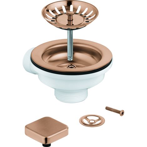 Juego de desagüe excéntrico GROHE, para Fregaderos de cocina con (1/2)